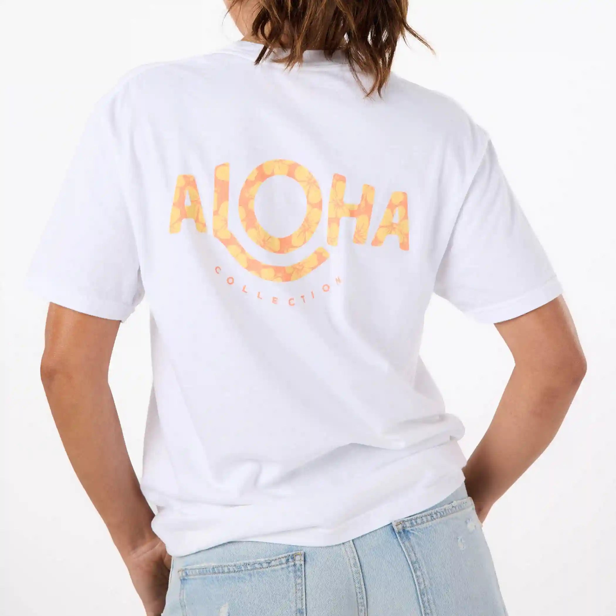ALOHA Hana Hou Short Sleeve in White Secondary image