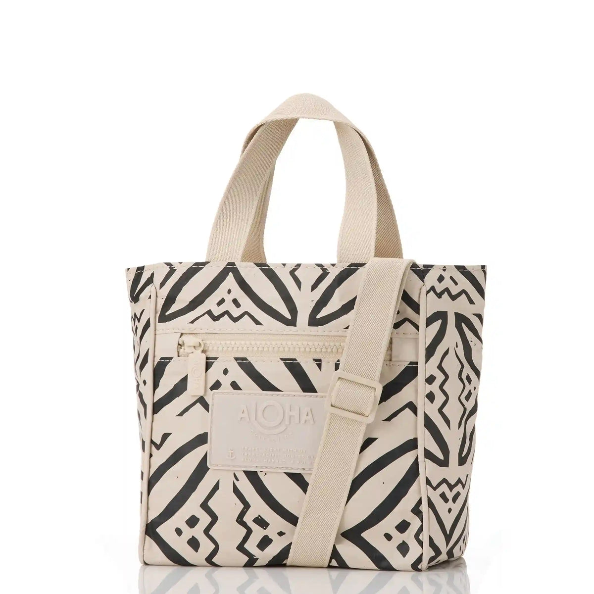 Pasifika Crossbody in Black on Sandstone Main image