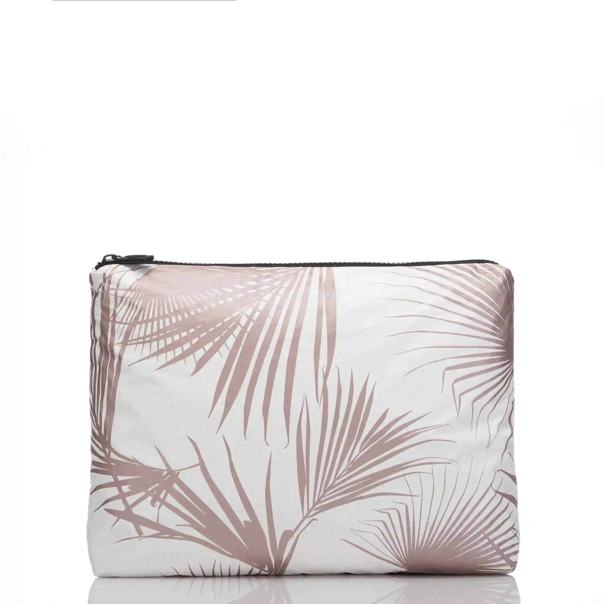 Mid Day Palms Pouch in Rose Gold Main image