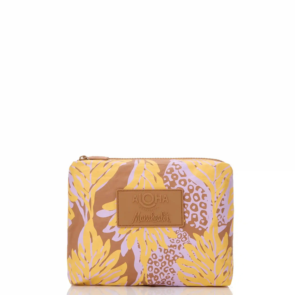 Uluwehi Small Pouch in Honey on Toffee Main image