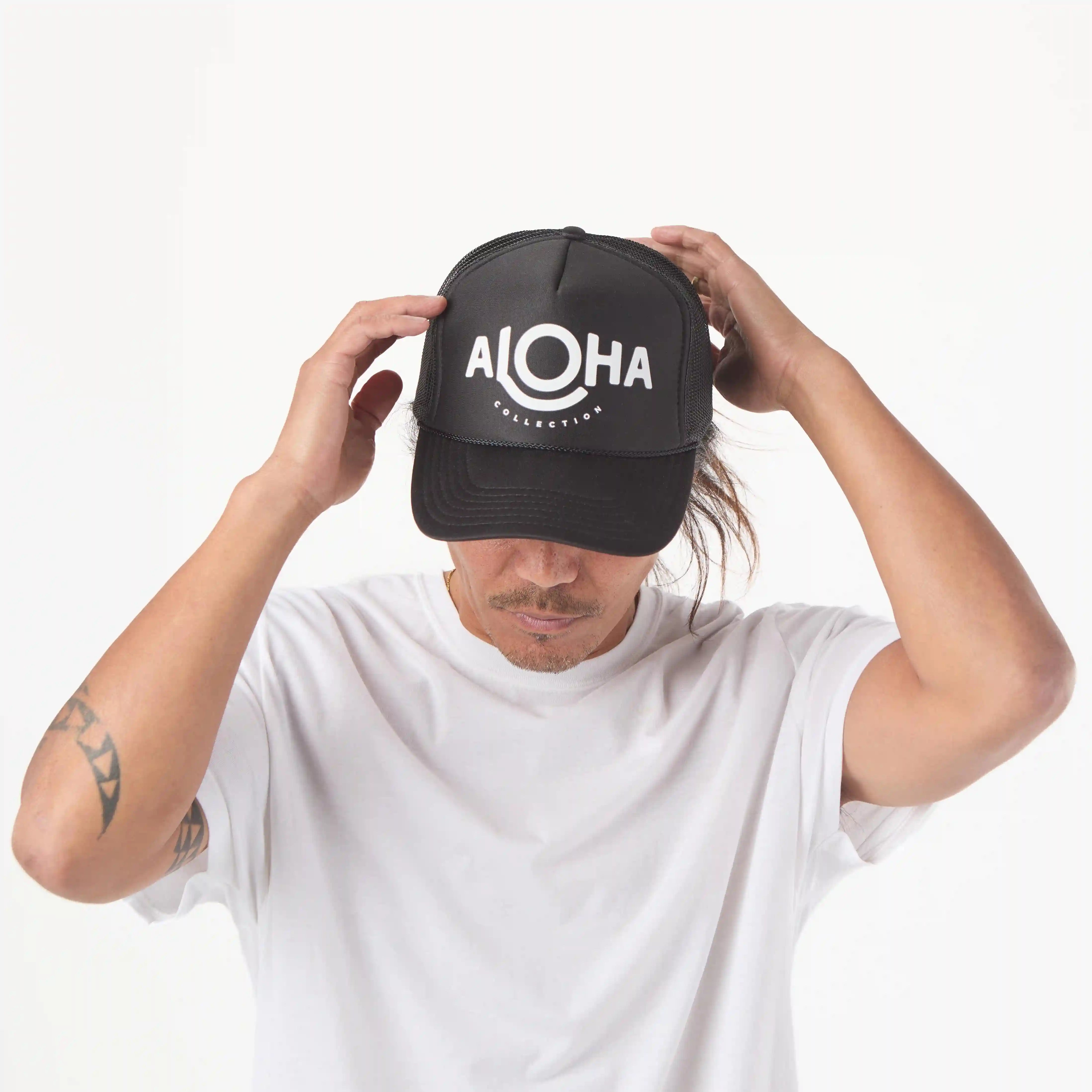 Buy Black Trucker Hats for Men & Women | Black Caps Secondary image
