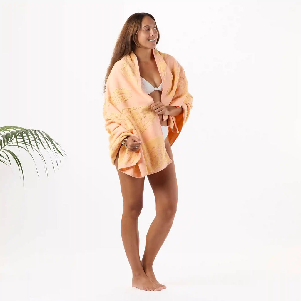 Beach Towel | Shoreline - Peachy