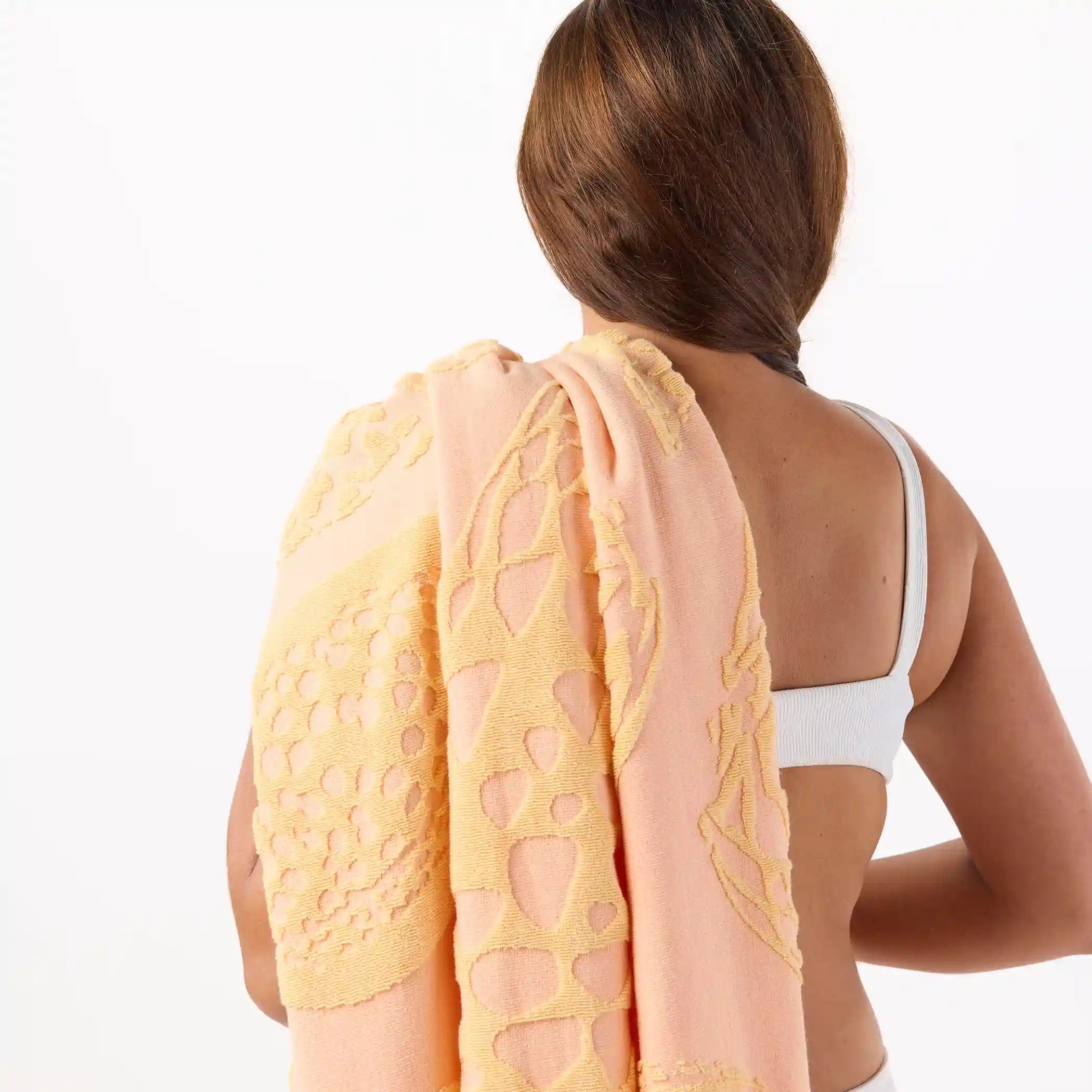 Beach Towel | Shoreline - Peachy Secondary image