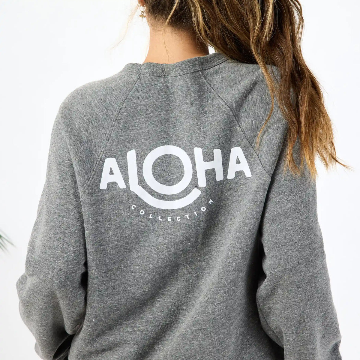 ALOHA Cozy Pullover in Gray Main image