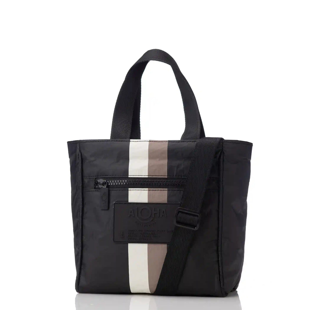 Buy Le Voyageur Caffe on Black Crossbody Bag with Zipper Main image