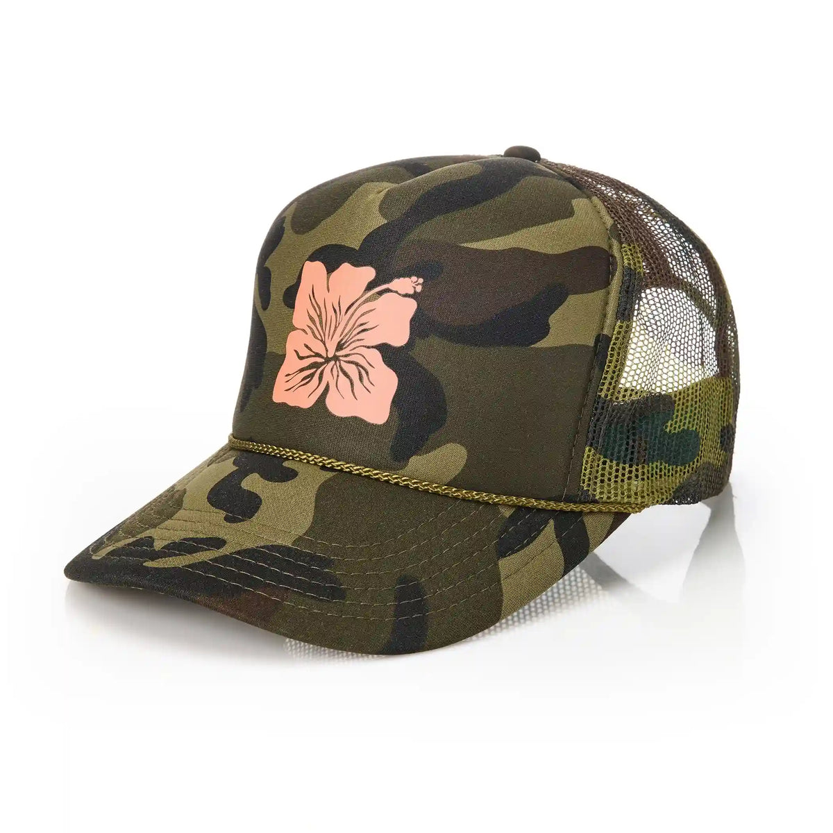 Punahele Foam Trucker Hat in Camo Main image