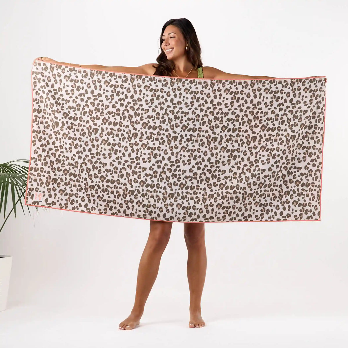 Leopard Cub Quick Dry Towel in Desert Main image