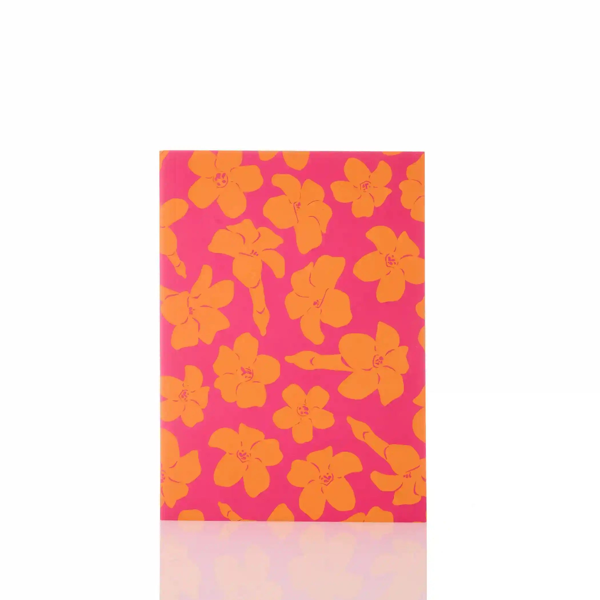 Puakenikeni Buds Notebook in Pink Orange Secondary image