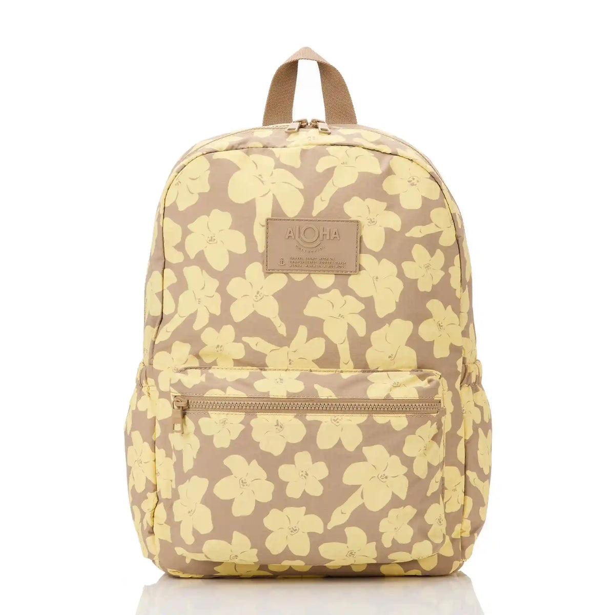 Puakenikeni Buds Keep it Light Backpack in Affogato Main image