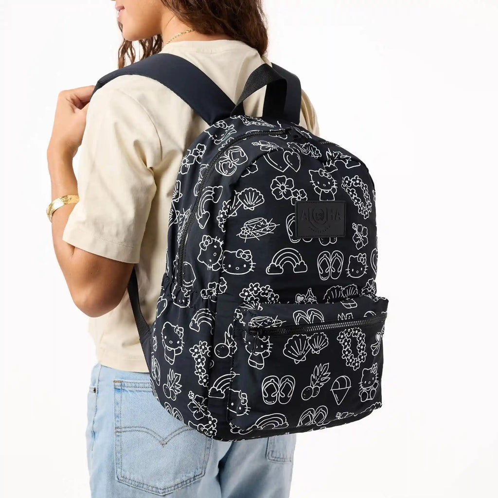 ALOHA Icons Keep it Light Backpack in White