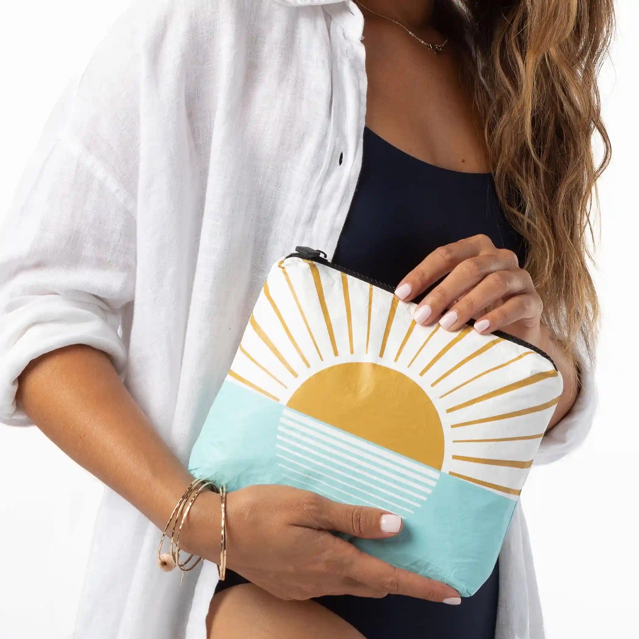 Small Westside Pouch in Mustard Secondary image
