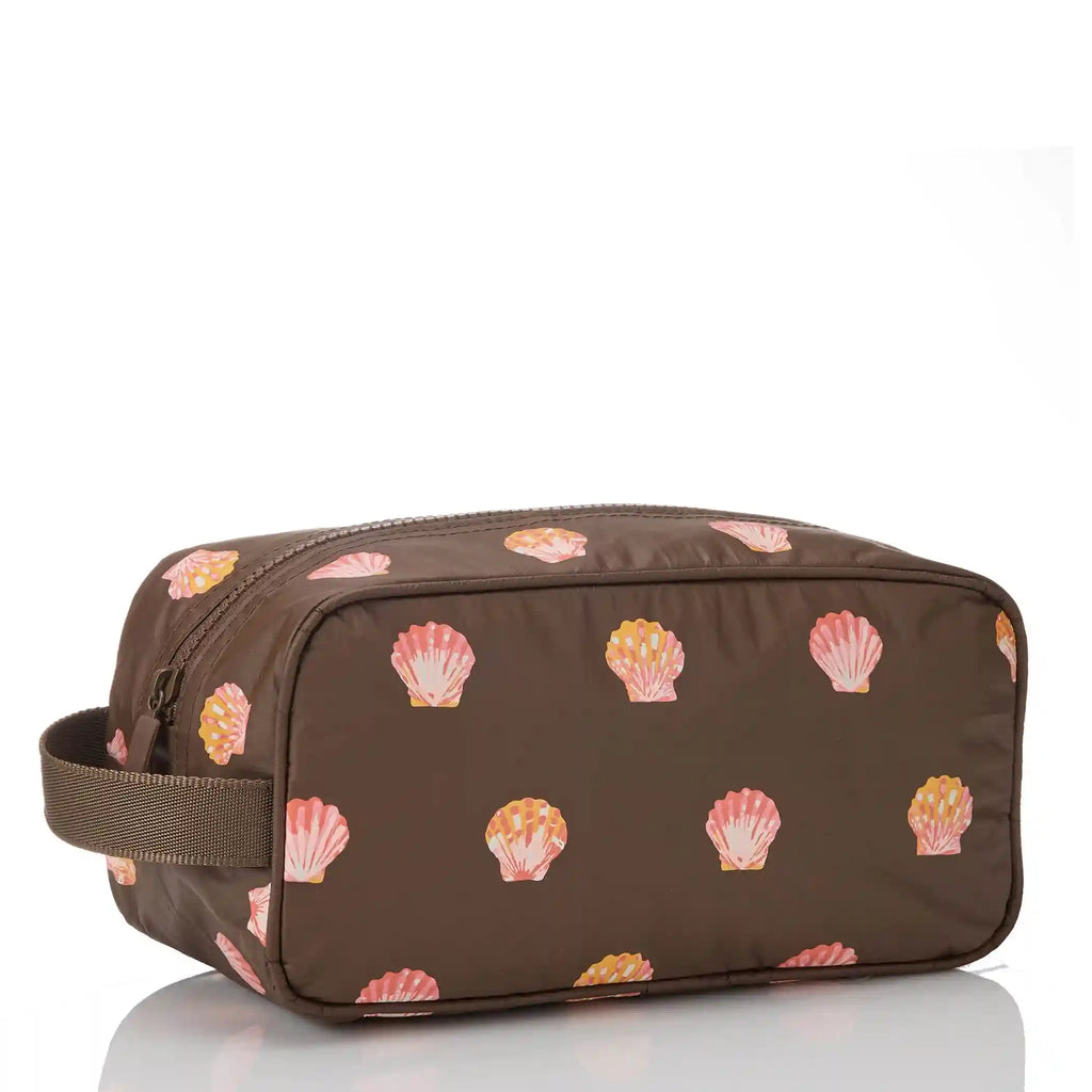 Sunny Dots Dopp Kit in Coconut