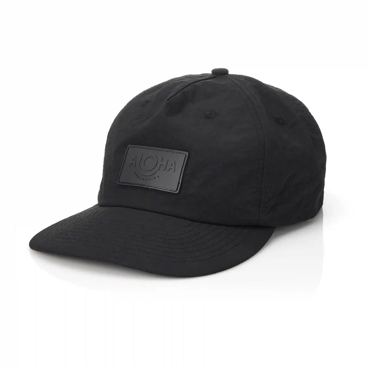 ALOHA 5 Panel Hat in Black Main image