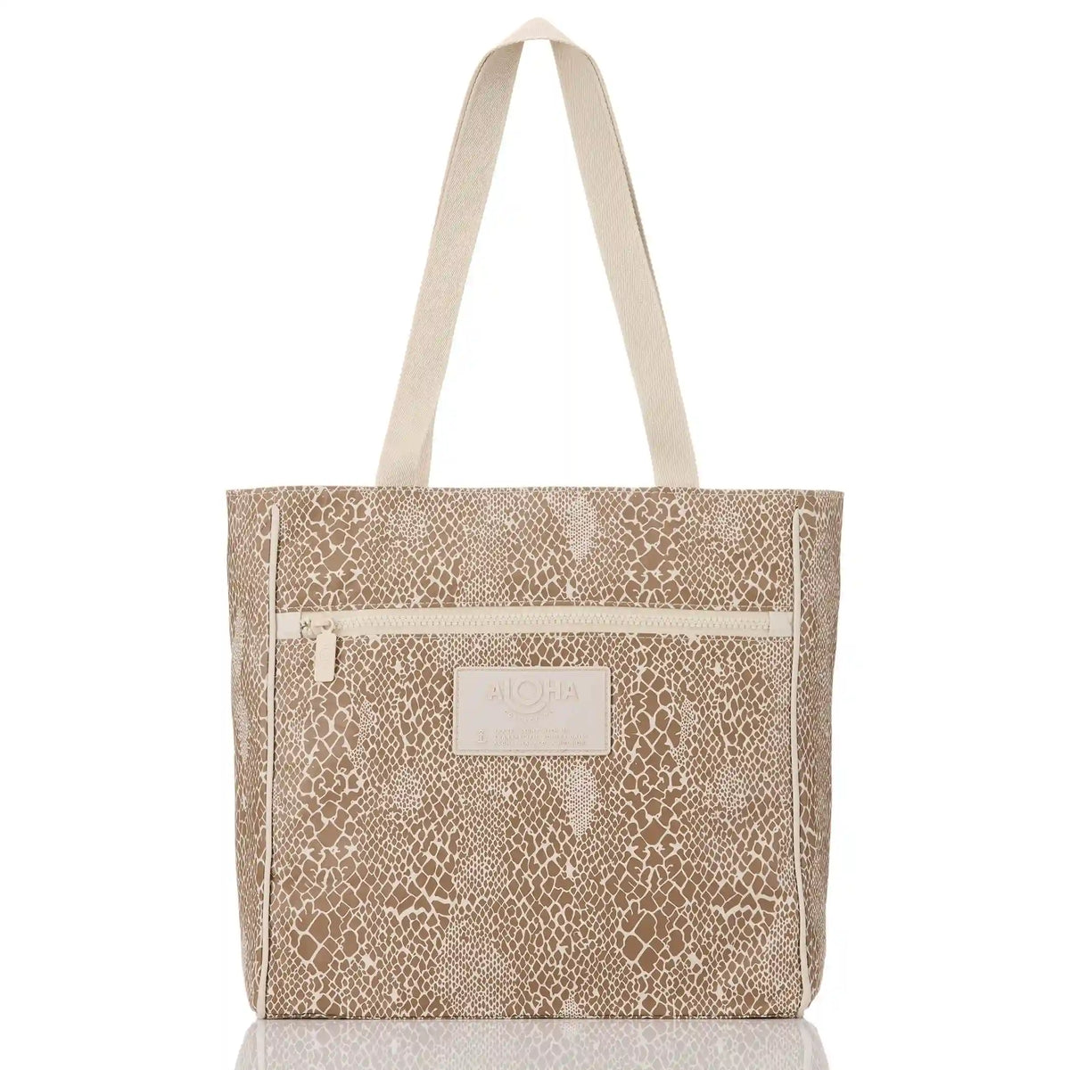 Python Go-To Tote in Cocoa on Sandstone Main image