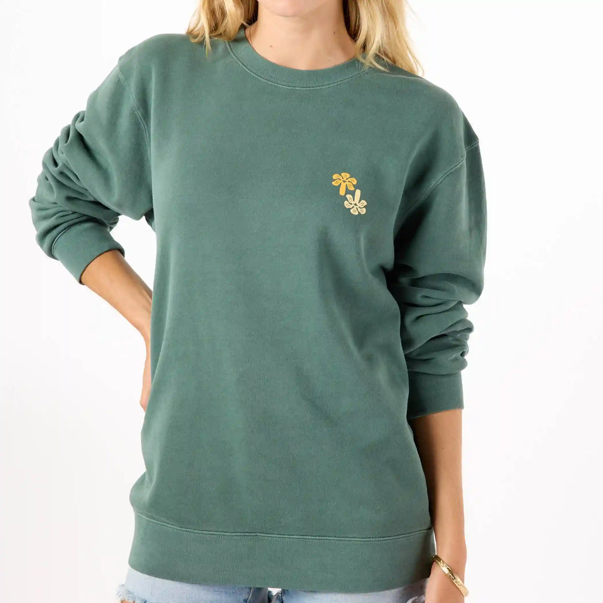 Pualii Fleece Crew in Alpine Main image