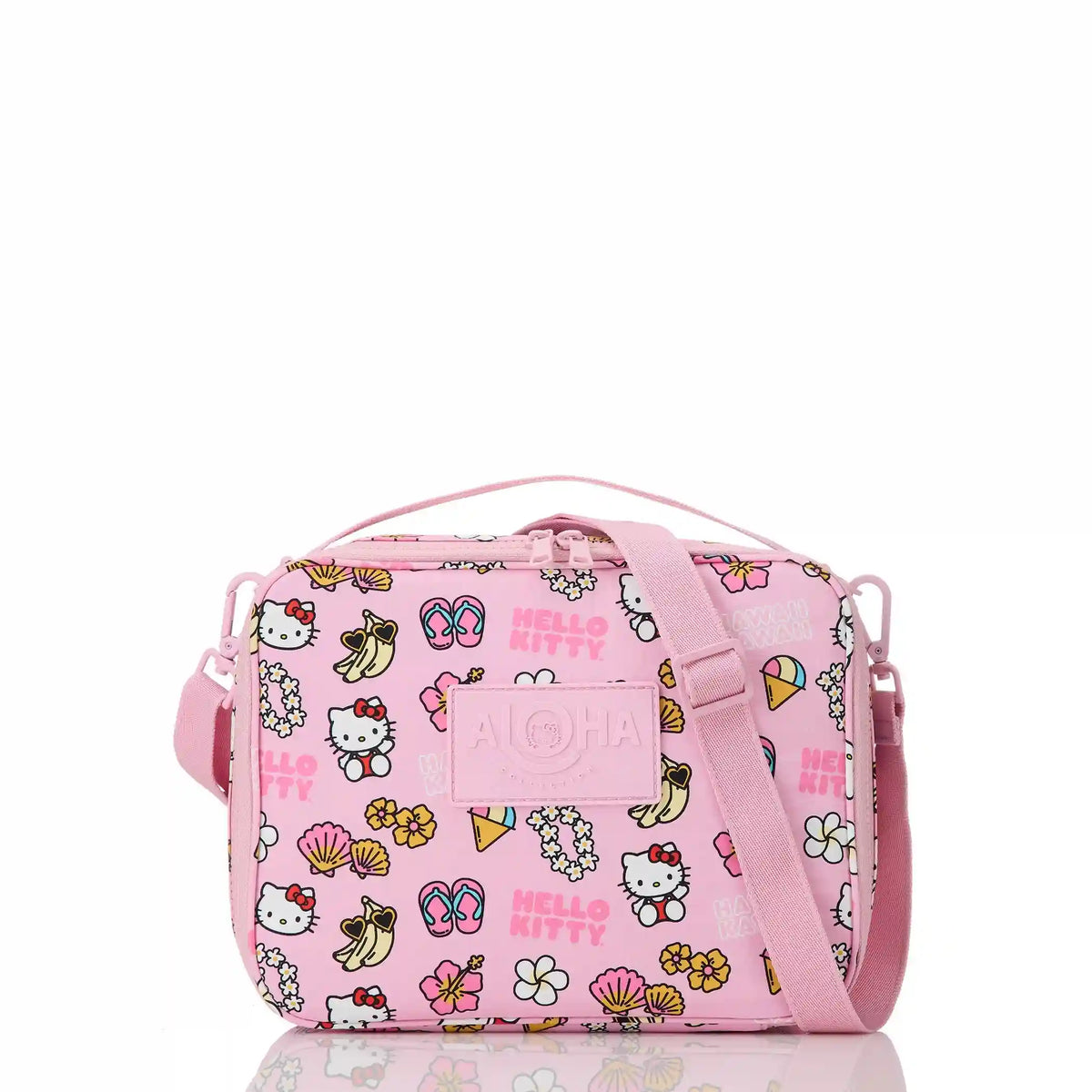 Hawaii Kawaii Icons Keep it Light Lunch Box in Black Main image