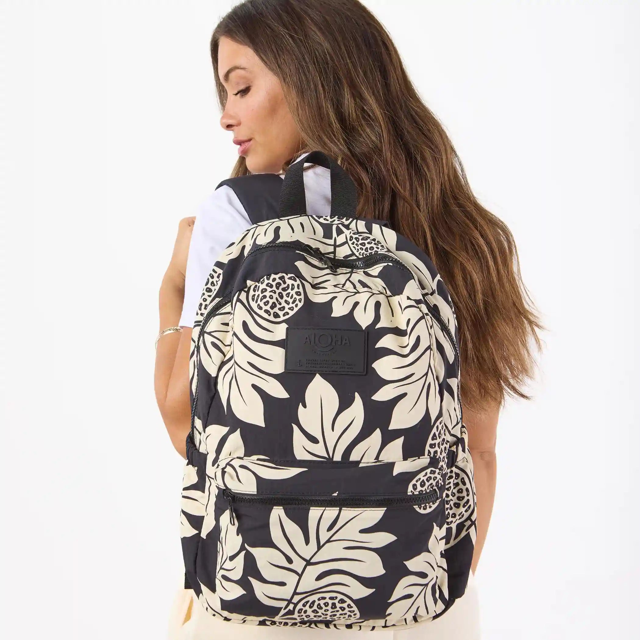 Holomua Keep It Light Backpack in Sand on Black Secondary image
