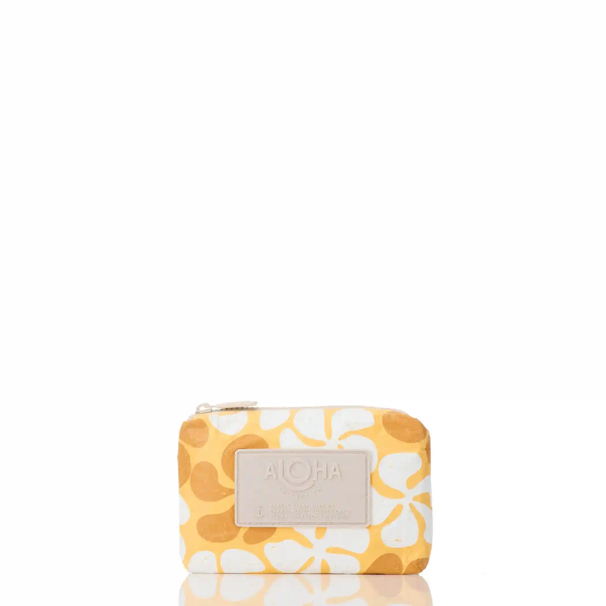 Funky Plumeria Mini Pouch in Honey Main image
