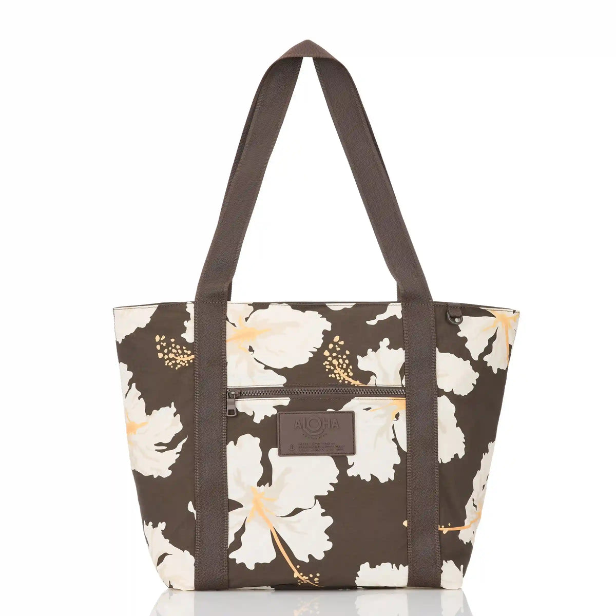 Taha'a Keep It Light Zipper Tote in Chocolate Main image