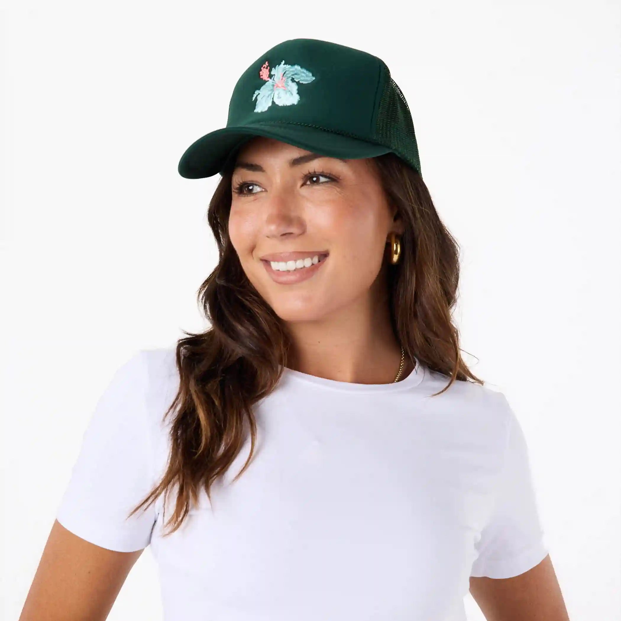 Taha'a Foam Trucker Hat in Dry Reef Secondary image