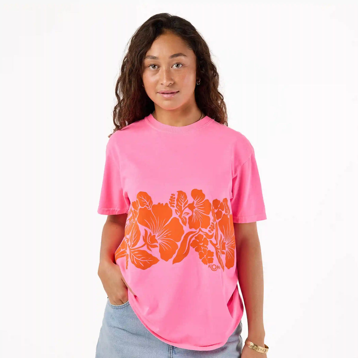 Heipua Short Sleeve in Neon Pink Main image