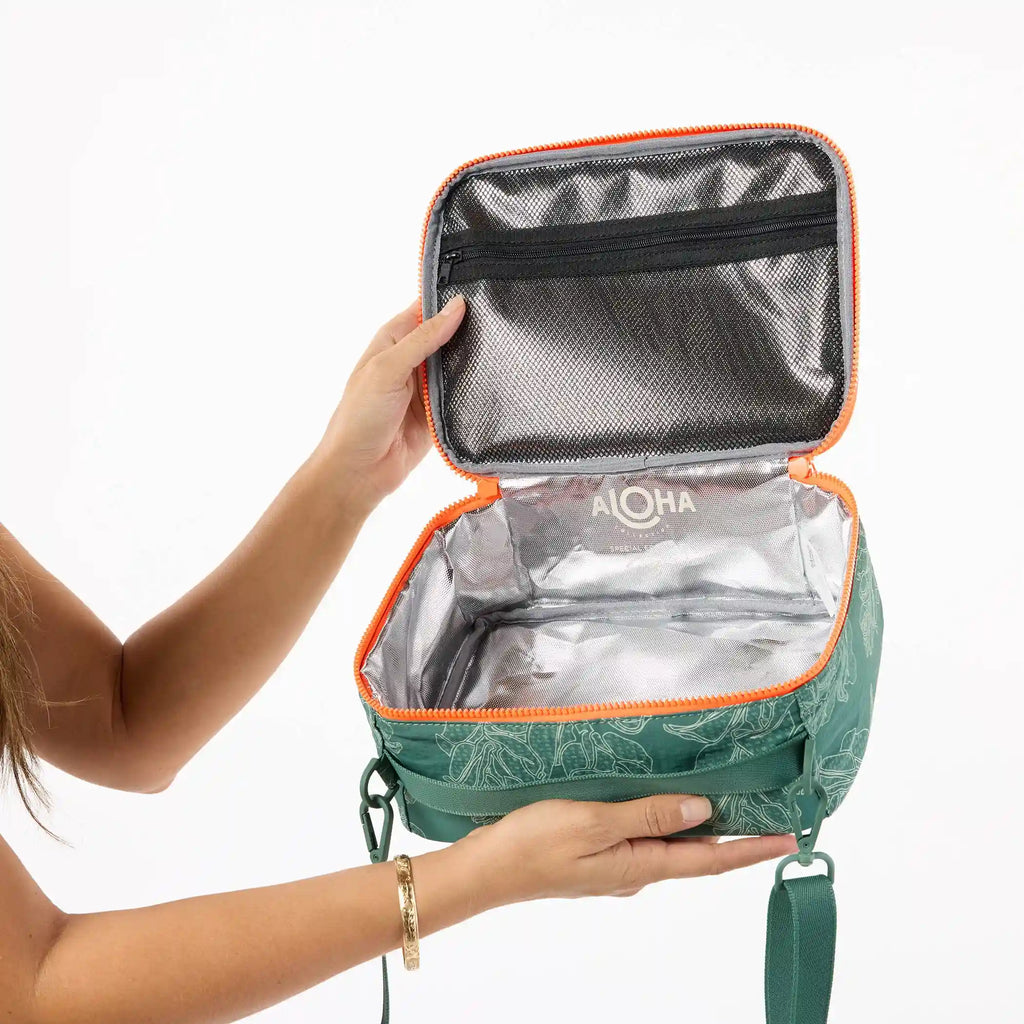 Leiha'a'akolea Keep It Light Lunch Box in Mauka by Sig Zane
