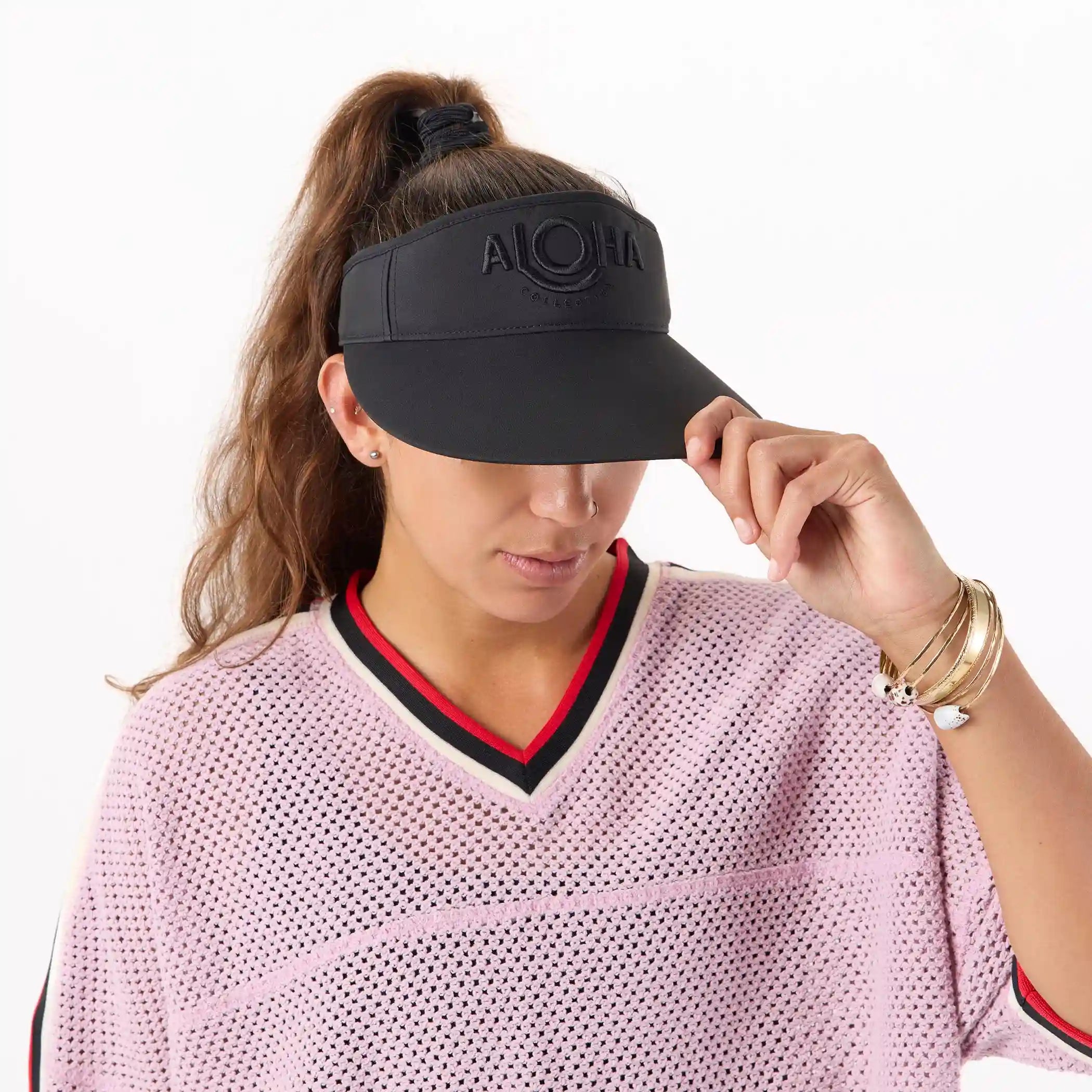 Sun Visor | ALOHA - Black Secondary image