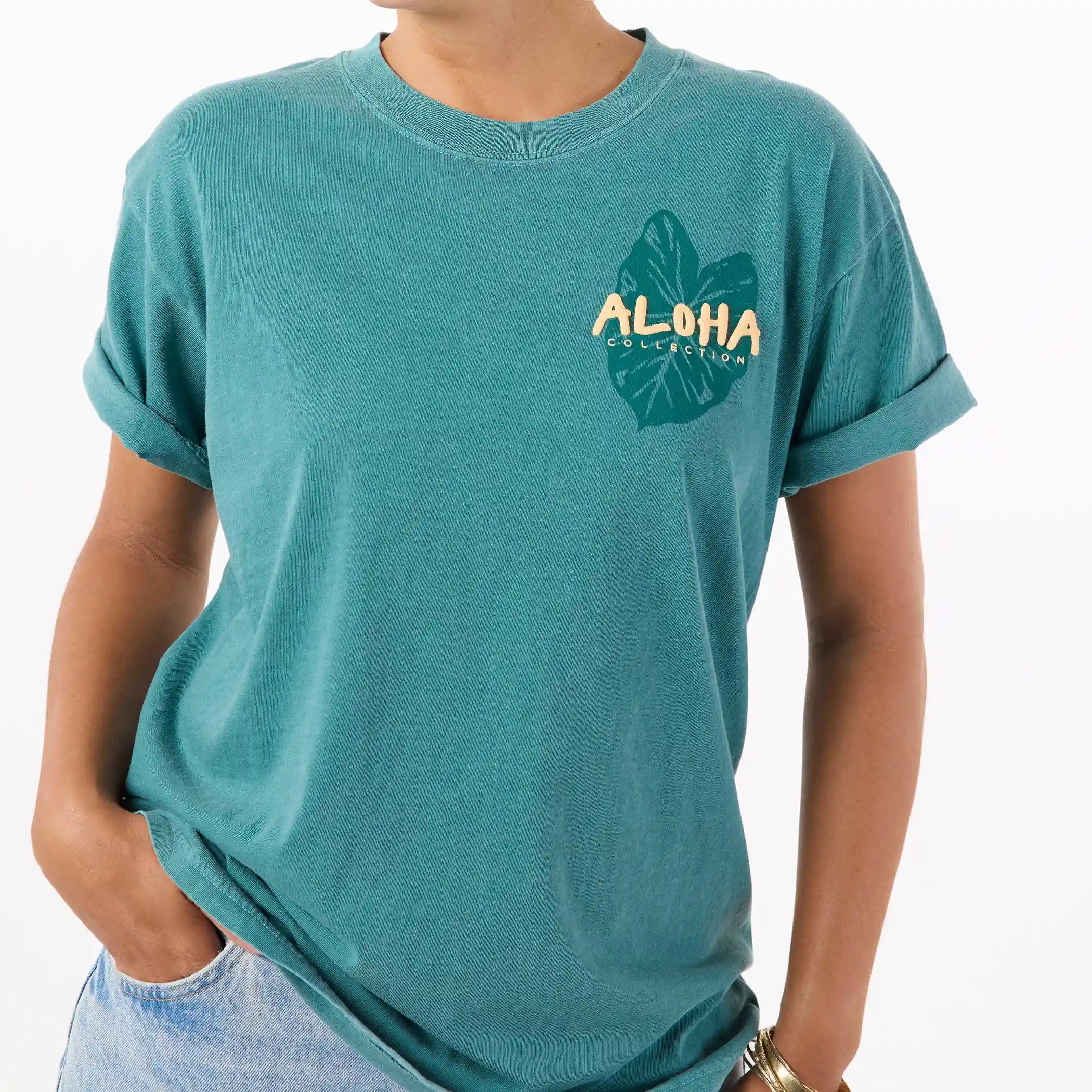 Short Sleeve | ALOHA Kalo - Emerald / SM Secondary image
