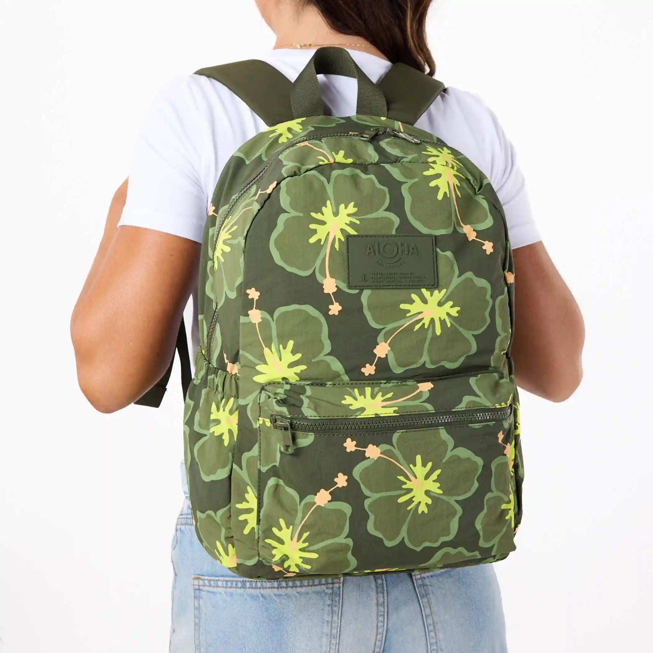 Pua Waikiki Keep It Light Backpack in Olive Secondary image