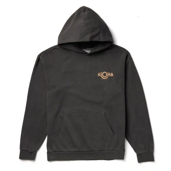 ALOHA Hoodie | Original ALOHA - Toffee on Black / SM