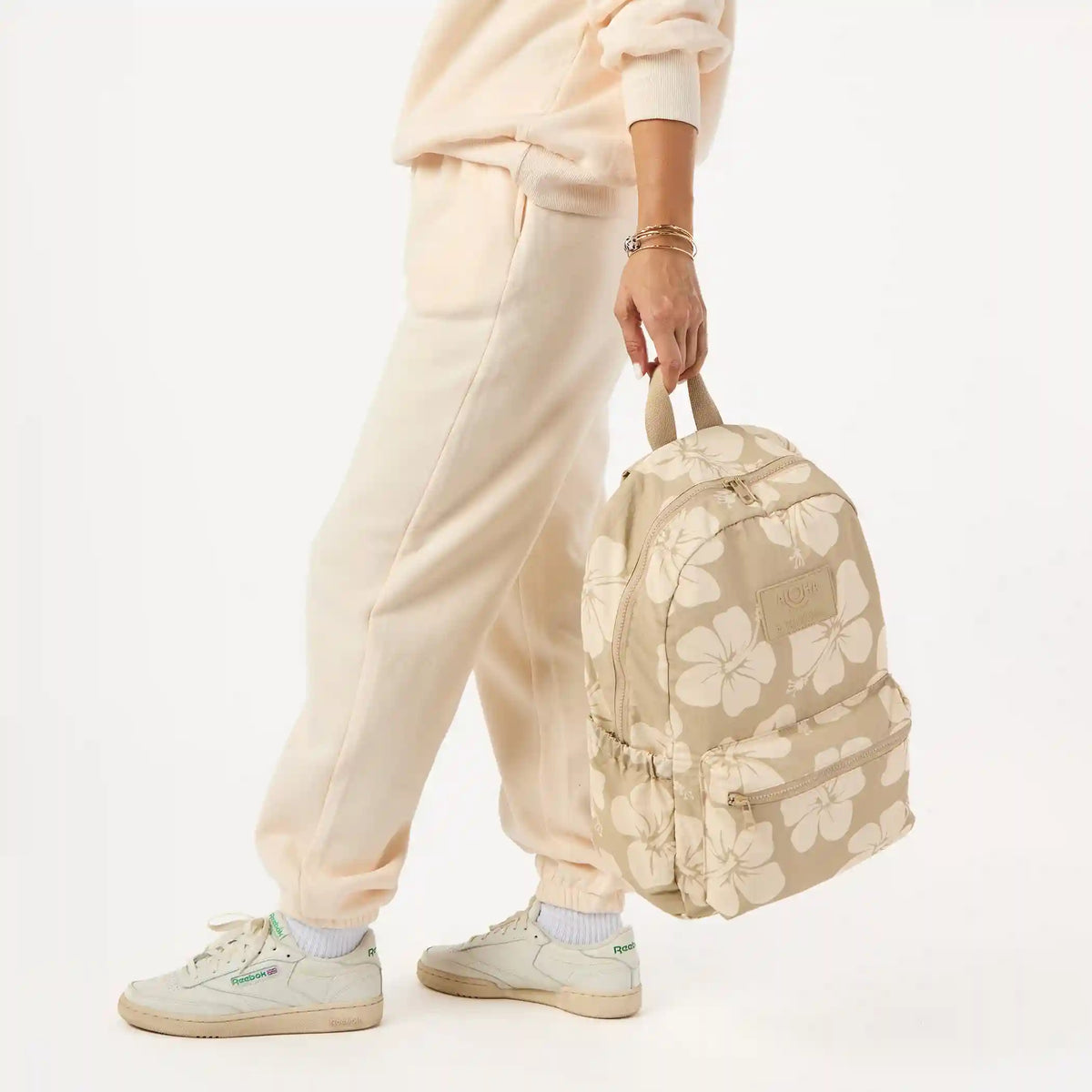 Hana Hou Keep It Light Backpack  in Creme on Dune
