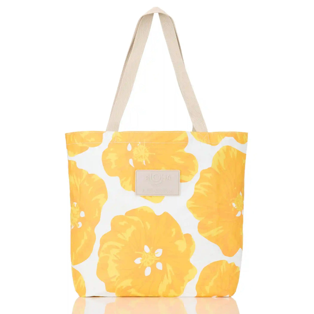 Pua Ilima Reversible Tote in Golden Main image