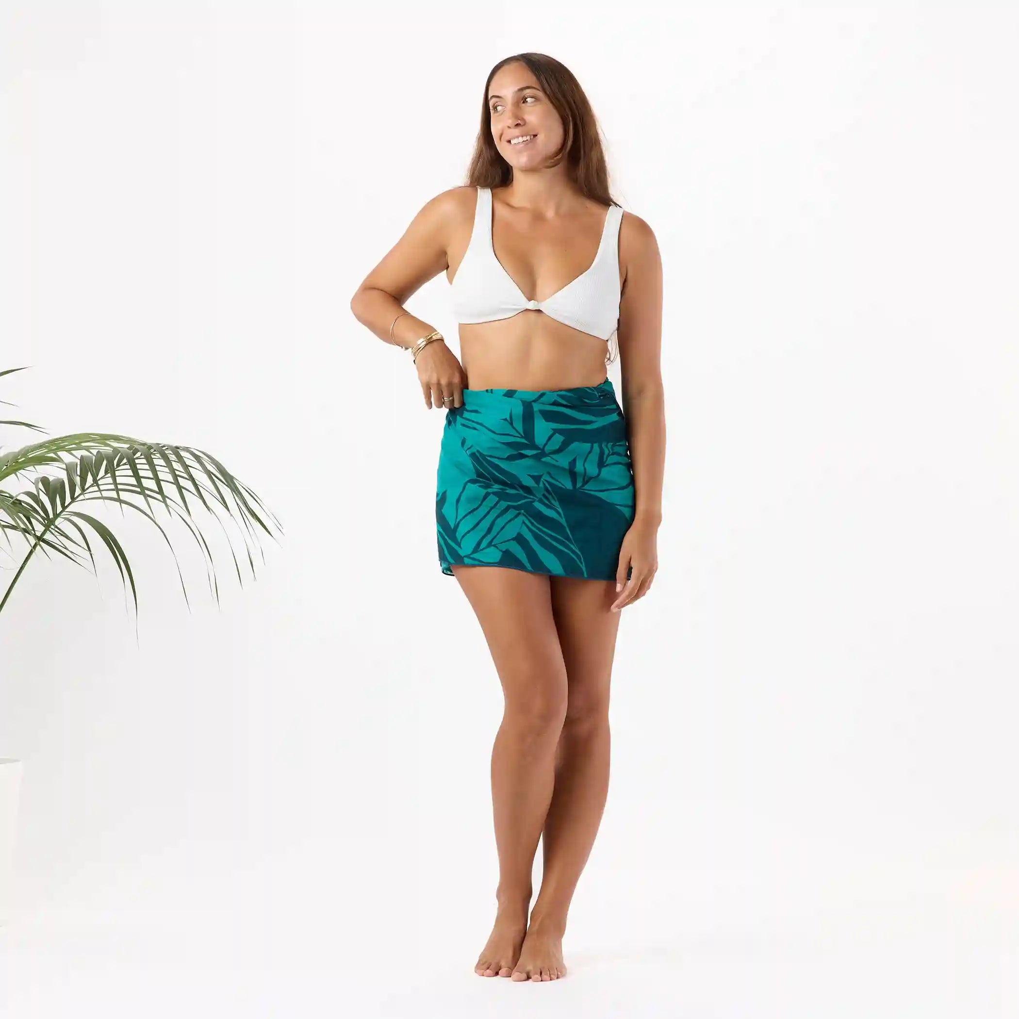 Haunani Pareo in Dark Teal Secondary image