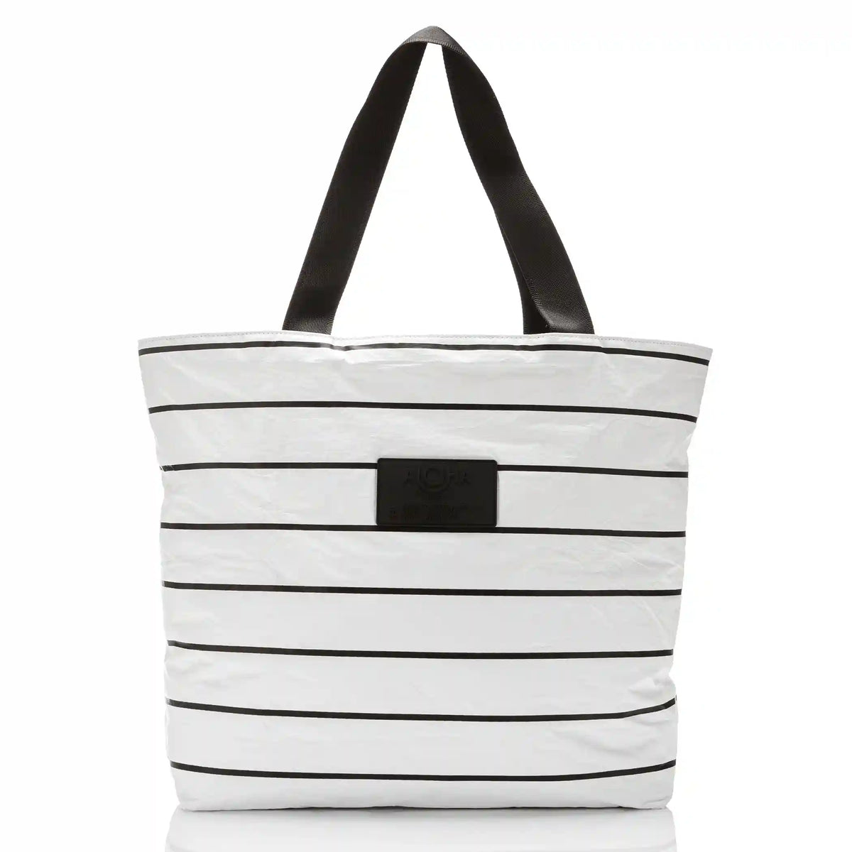 Pinstripe Day Tripper in Black on White Main image