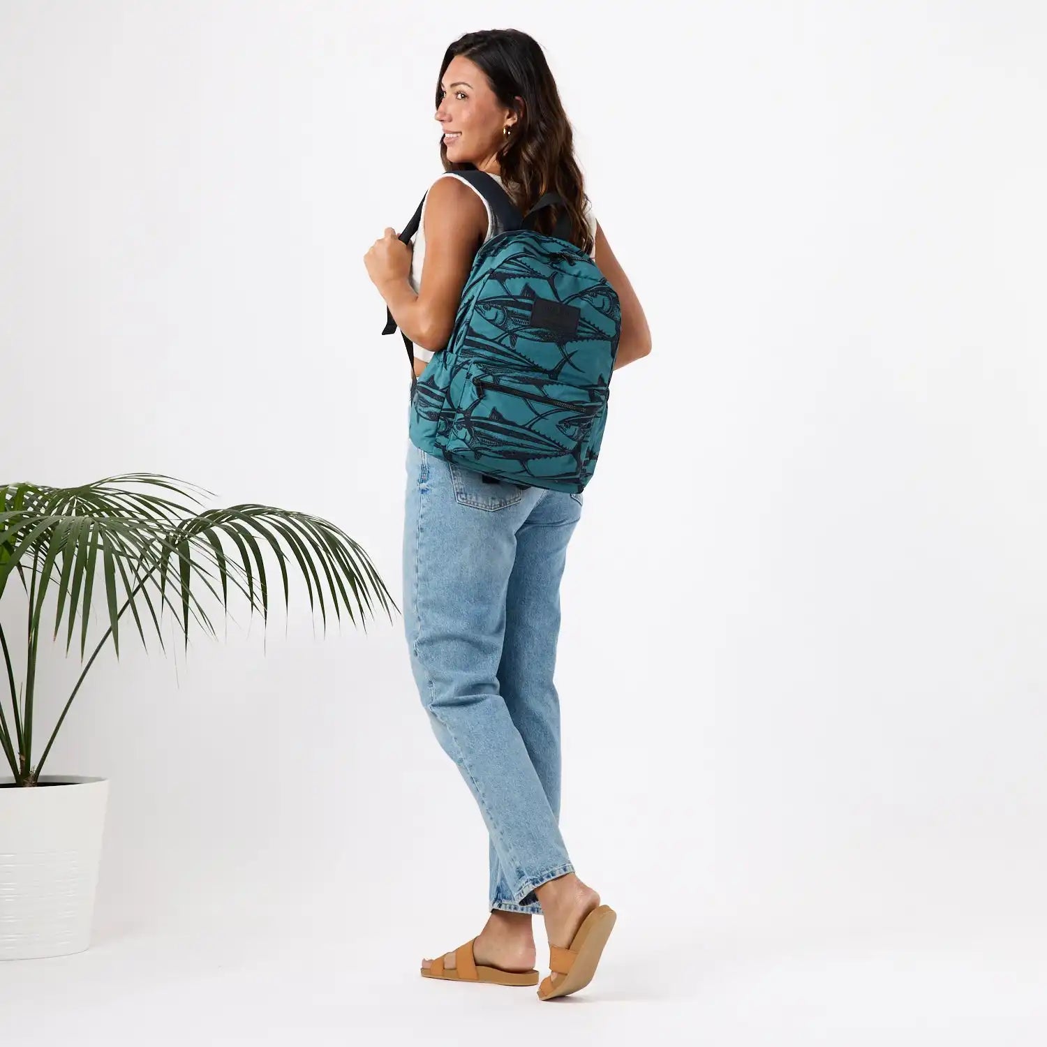 Ahi Keep It Light Backpack in Atlantic Secondary image
