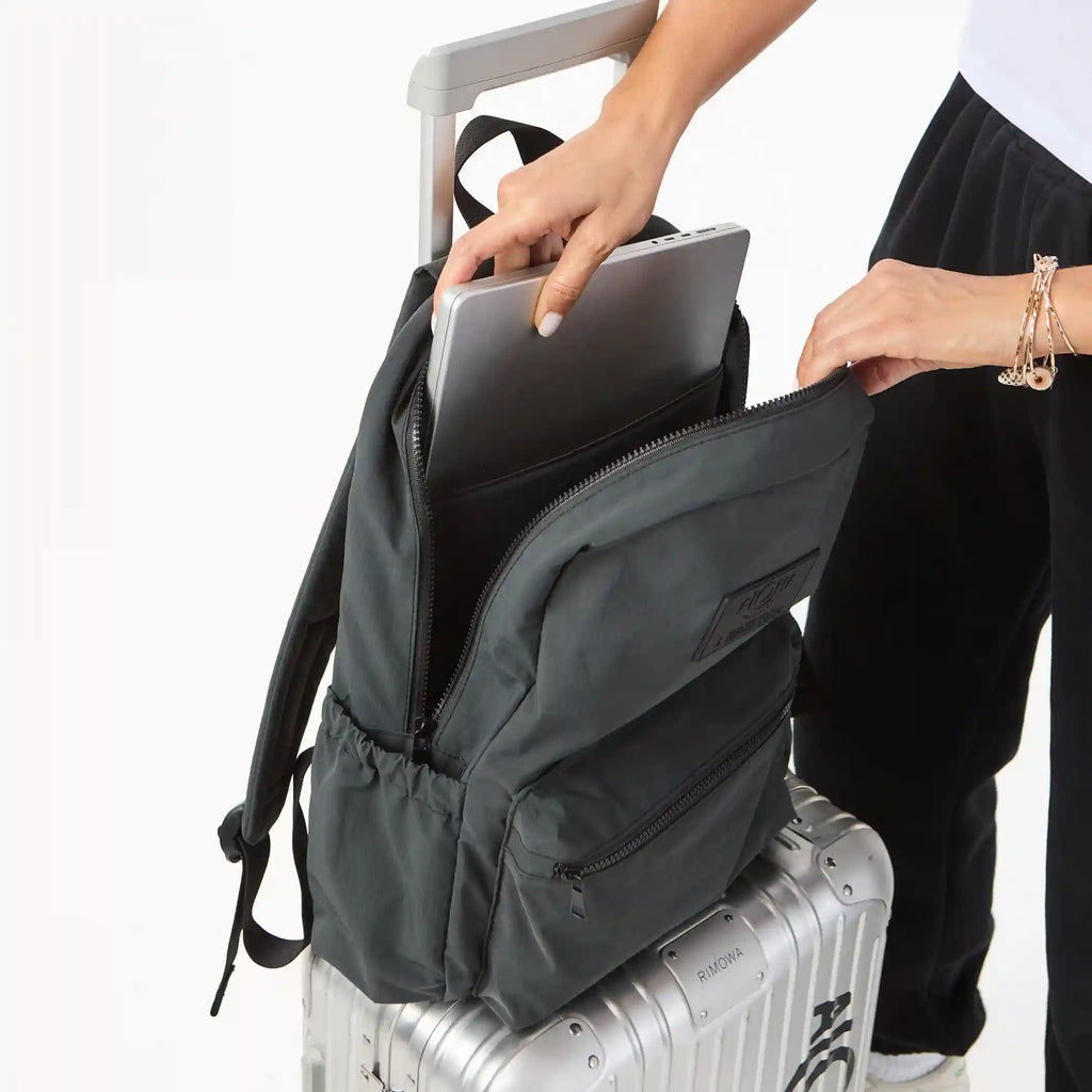 Textile Cone Keep It Light Backpack in Brown Sugar