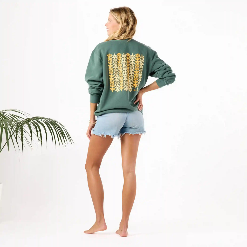 Pualii Fleece Crew in Alpine