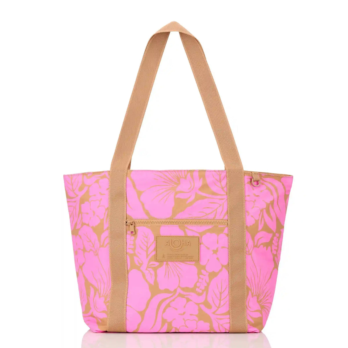 Heipua Keep It Light Zipper Tote in Neon Pink Main image
