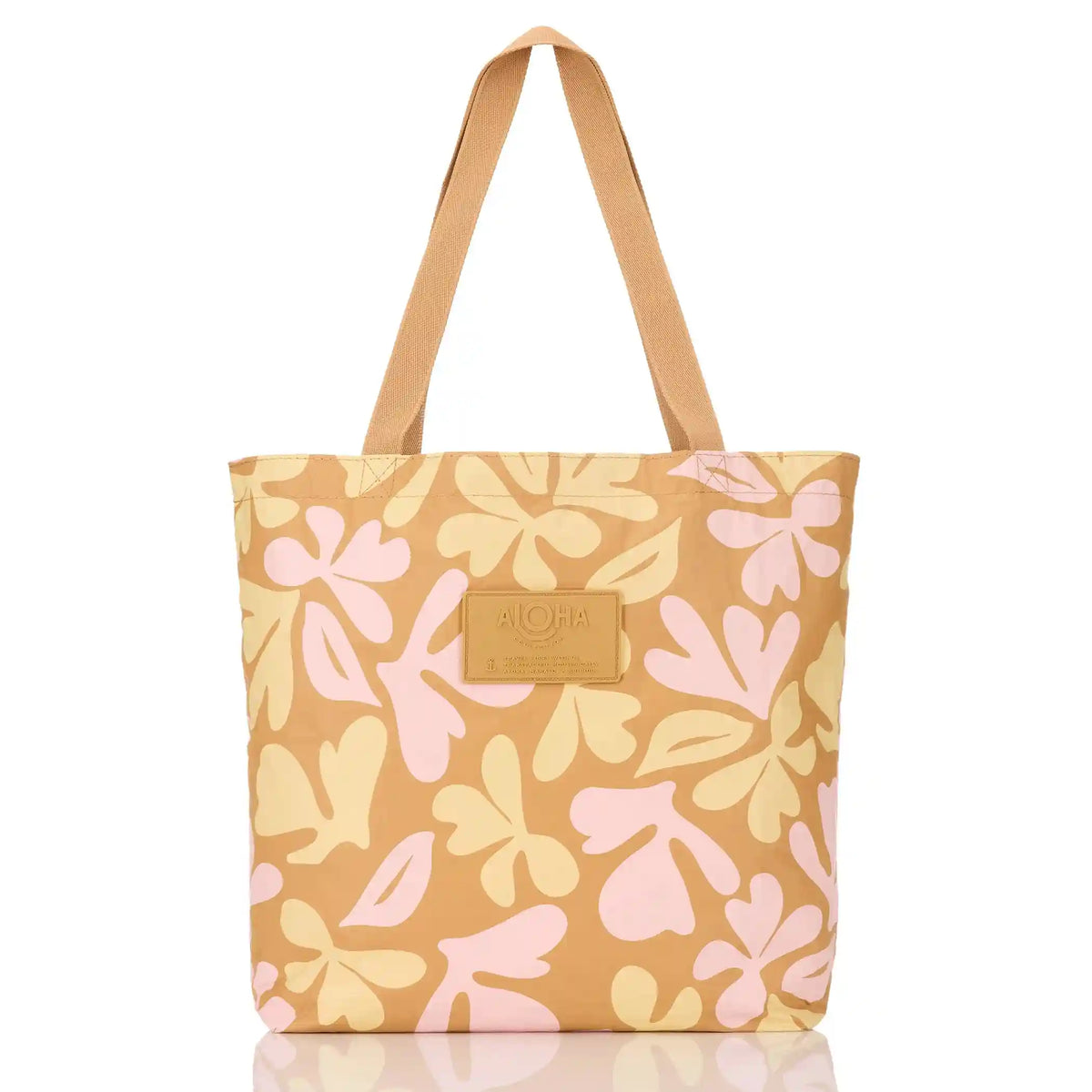 Swoosh Reversible Tote in Hey Girl on Tan Main image